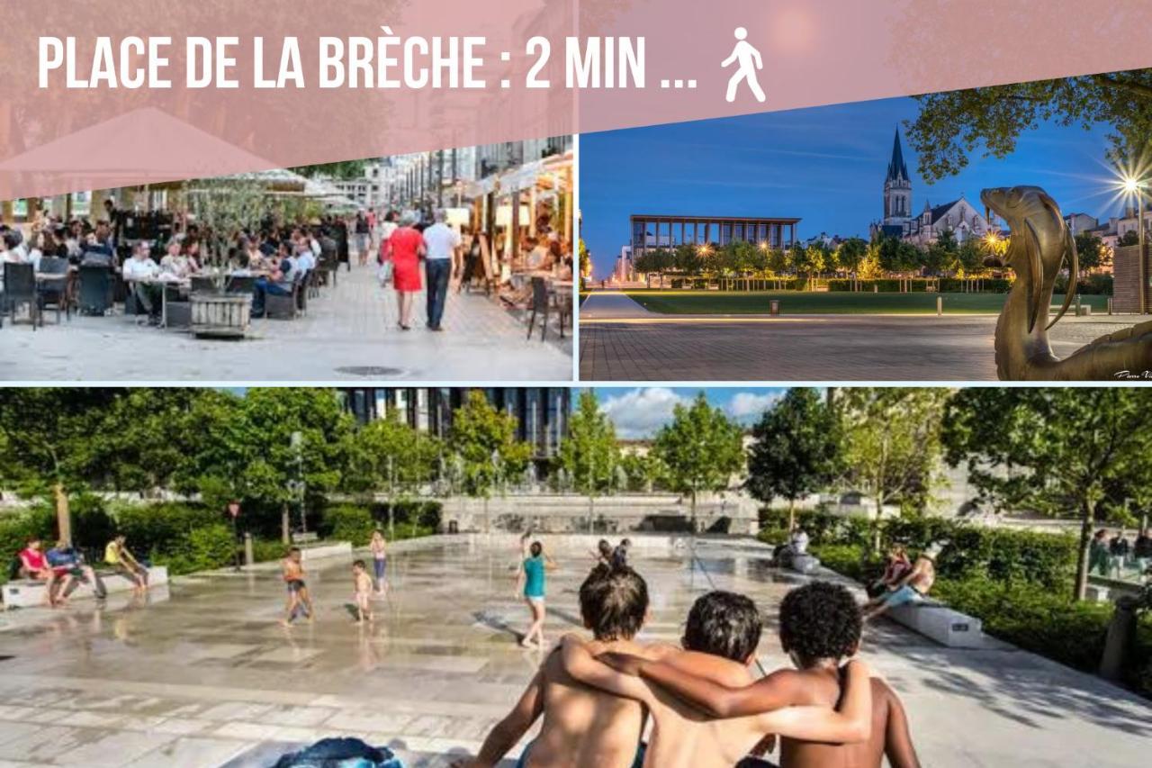 Appartement Renove - Wifi - Jardin - Centre De Niort Eksteriør bilde